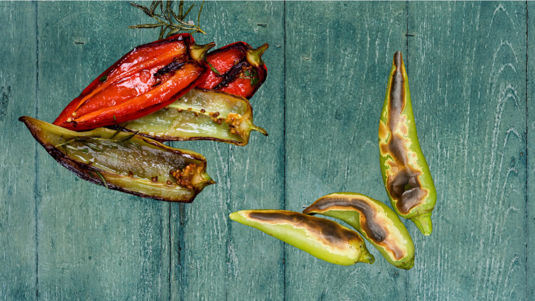 Peeling Fresh Chile