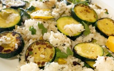 New Mexico Green Chile & Summer Squash Rice